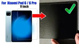 How to Install Screen Protector for Tablet Xiaomi pad 6 - installing tempered glass on pad 6 tablet