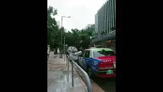 Update Cuaca HK badai Topan T8 ⁉️ Sepi , toko2 pada tutup TDK ada kendaraan jln gaes (1/9/2023)