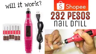 TESTING THIS NAIL DRILL FROM SHOPEE | Is It Beginner-Friendly? Polygel Nails using Coscelia E-File