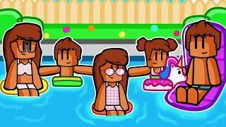 LAST TO LEAVE THE POOL WINS $10,000! Roblox Bloxburg Roleplay