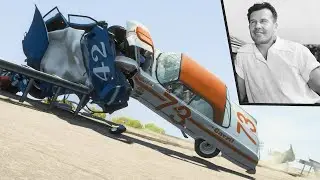 BeamNG Drive - Lee Petty Crash