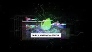 Glitch Scifi Logo Reveal - After Effects Template