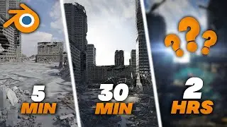 Creating a 3D Animation in 5 Minutes vs 30 Minutes vs 2 Hours