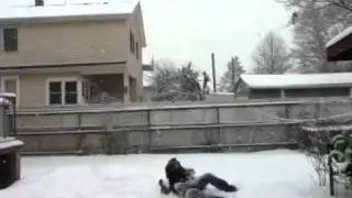 Mee doing a dive