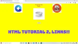 Html tutorial 2, links!!