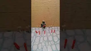 крос санс из пластилина