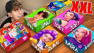 DO NOT OPEN MYSTERY KPOP DEMON HUNTERS BOXES at 3 AM!!