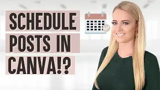 How to SCHEDULE POSTS in CANVA