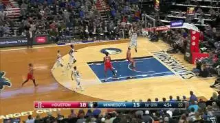Karl Anthony towns monster alley oop dunk