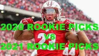 2020 ROOKIE PICKS vs 2021 ROOKIE PICKS Dynasty Fantasy Football