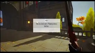 Sword Art Online - UI Alert Popup Test