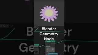 blender beginner geometrynode flower Short