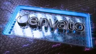 Neon Hexagon Logo Intro Templates in After Effects