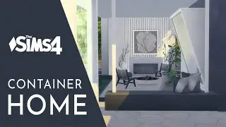 How Minimal is Too Minimal? Modern Container House | The Sims 4 | Stop Motion Build | No CC