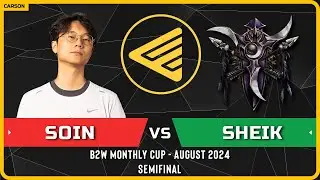 WC3 - [ORC] Soin vs Sheik [NE] - Semifinal - B2W Monthly Cup August 2024