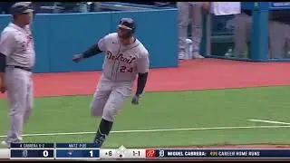 MIGUEL CABRERA HITS HOMERUN NUMBER 500!!!