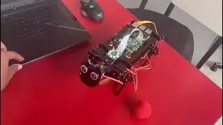 #robot cuadrúpedo con #visión artificial