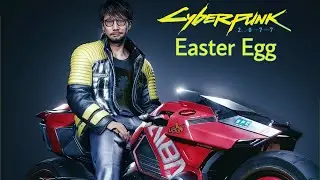 Hideo Kojima Easter Egg - CyberPunk 2077 HD Gameplay