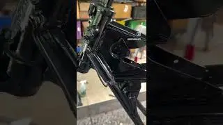 Yamaha rd 350 chassis painted