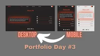 Amazing Animated About Section (Animated Personal Portfolio) Day#3 || HTML, CSS and JavaScript
