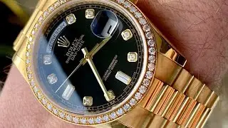 Rolex Day Date President Factory Diamond Bezel