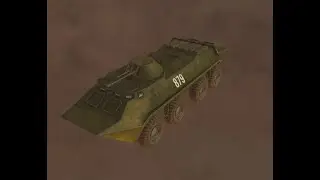 Fully textured BTR-70 model in unity