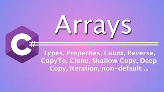 C# - Interview Questions & Answers - Array - CopyTo vs Clone methods of an array object