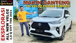 Eksplorasi Toyota Veloz 2021 Tipe 1.5 Q CVT TSS Grade Paling Tinggi - Review & Test Drive Indonesia