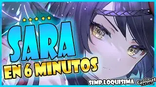 LA MEJOR SUPPORT KUJOU SARA BUILD GOD EN 6 MINUTOS! 💜🌟 - Guía build Kujou Sara - Genshin Impact