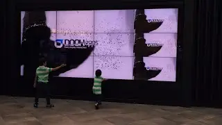 DOOHapps Golden Village Interactive Video Wall, Singapore 2014