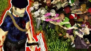 Running From A MASSIVE Horde | Project Zomboid ALL Negative Traits | Ep4