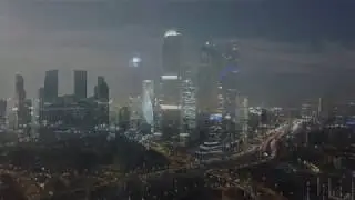 Окрестности Москва-Сити, Днём и ночью. Октябрь, 2019 год. Moscow City