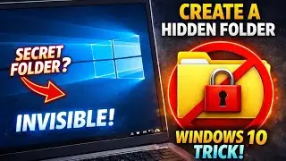 How to create a hidden folder on desktop (No Software Needed) 🤫