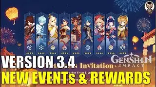 Genshin Impact V 3.4 New Event: The Exquisite Night Chimes (Get FREE 4 Star Character)