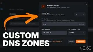 NEW: Custom DNS Zones in for Private Network Resolution!
