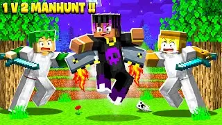 1V2 MANHUNT BUT I USED JETPACK TO CHEAT😱