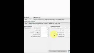 G*Power - Factorial between group ANOVA minimum sample size
