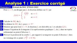 Exercice corrigé. Développement limité et ses applications