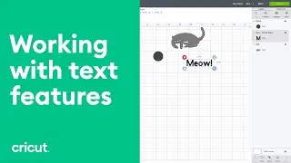 Working with Text Features | Beginner Design Space Tutorial | Cricut™