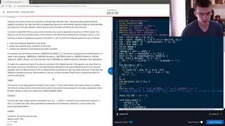 Google Code Jam 2020 R3 - Screencast & Commentary
