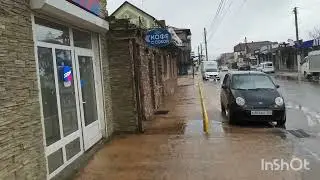 Погода кошмар! улица Черноморская в Витязево!
