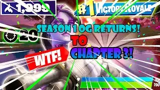 Season One Fortnite OG RETURNS To Play Fortnite Chapter 3! Fortnite Gameplay Montage
