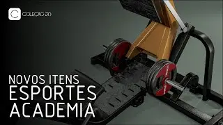 Esportes Academia - Coleção 3D