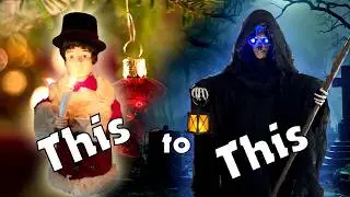 DIY Halloween Decorations from Christmas Decorations