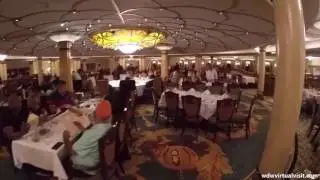 Disney Cruise Line - Dream - Enchanted Garden to Royal Palace