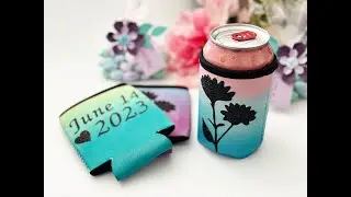 How to Make a Custom Drink Cozy Wedding Favor