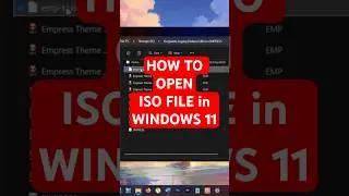 How to Open ISO FILES Natively in Windows 11 