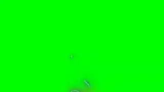 green screen spark animation effect
