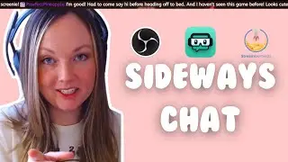 Minimal Sideways Chat for OBS and Streamlabs OBS