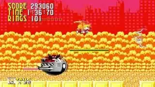 Sonic 1 Megamix V4: City Outskirts Zone (Super Tails at Act 3, 720p/60fps)